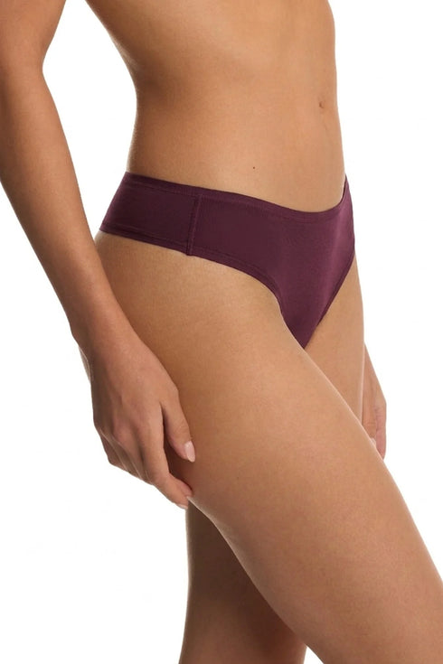 Natori Bliss Bare Cotton Thong