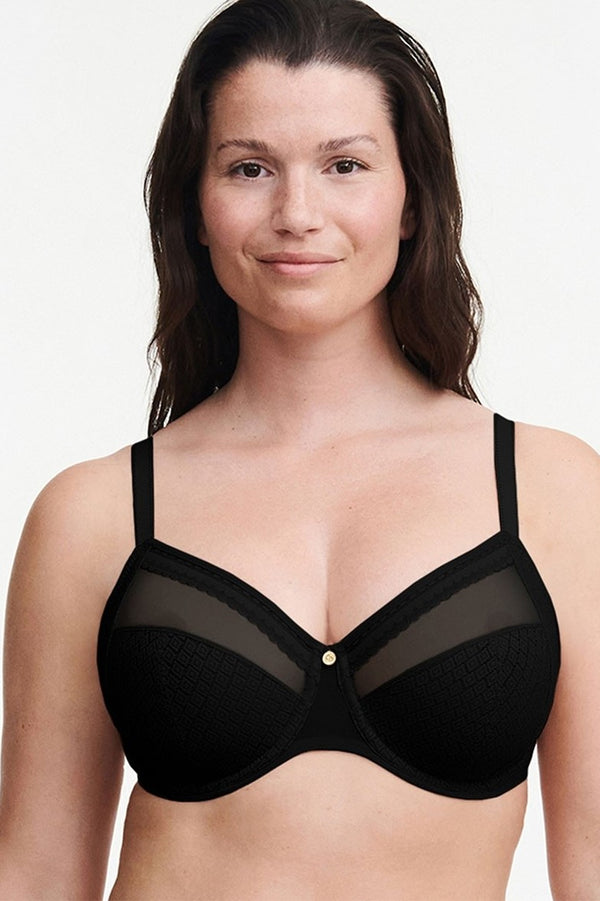 Chantelle Lucie Lace Comfort Full Coverage Unlined Bra