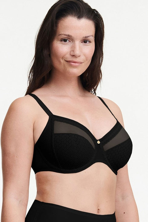 Chantelle Lucie Lace Comfort Full Coverage Unlined Bra