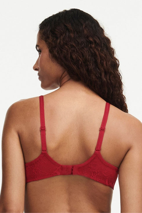 Chantelle Orchids Push-up Plunge Underwire