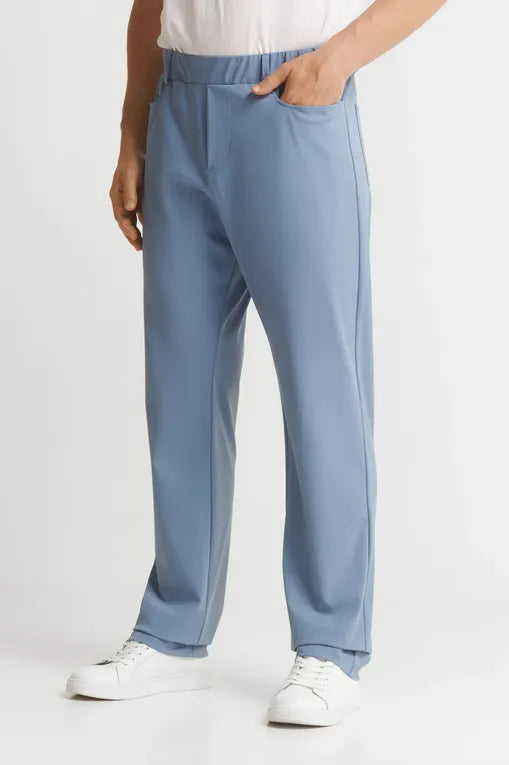 Shan Techno Straight-leg jersey lycra trouser