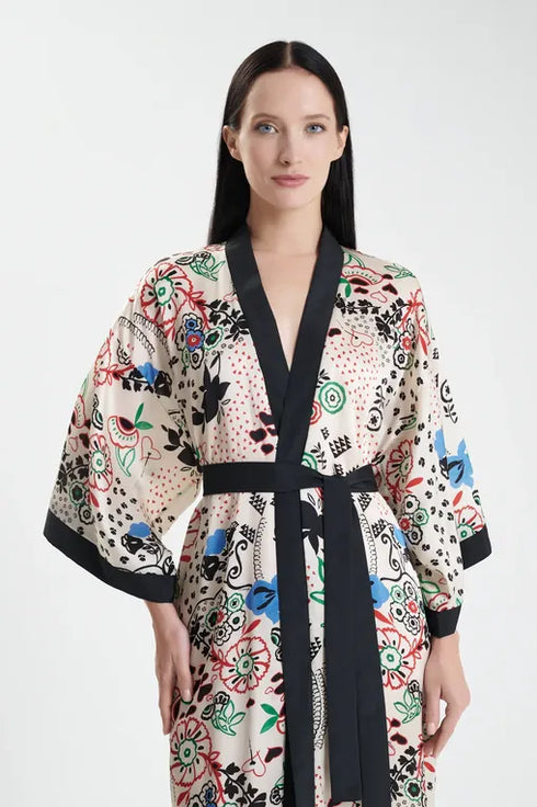 Shan Céline Silk Kimono