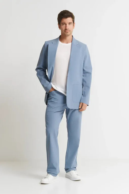 Shan Techno Straight-leg jersey lycra trouser