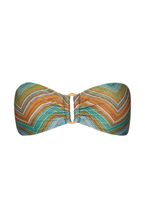 PQ Swim Chevy Detail Bandeau Top