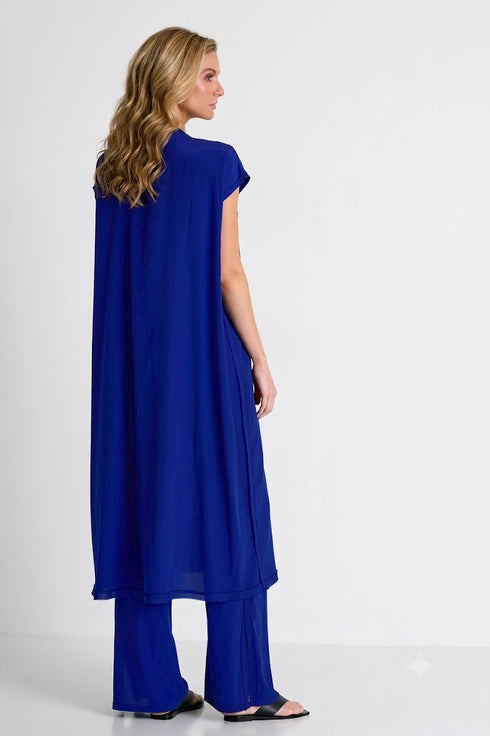 Silk Celine Dress With Boat Neckline