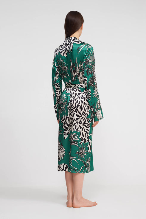 Shan Soie Long flowy blazer