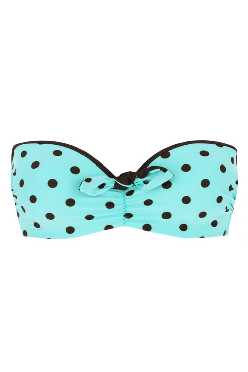 Antigel 22b La Pois Toujours Padded bandeau bikini top