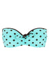 Antigel 22b La Pois Toujours Padded bandeau bikini top