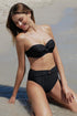 Antigel B09 La Zigzag Strapless Bandeau Bikini