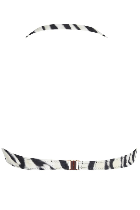 Antigel B49 La Tigre Blanc Strapless Bandeau Bikini