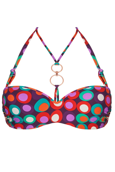 Antigel B89 La Pois Disco Strapless Bandeau Bikini