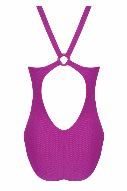 Antigel B09 La Zigzag Non Wire Halter Swimsuit