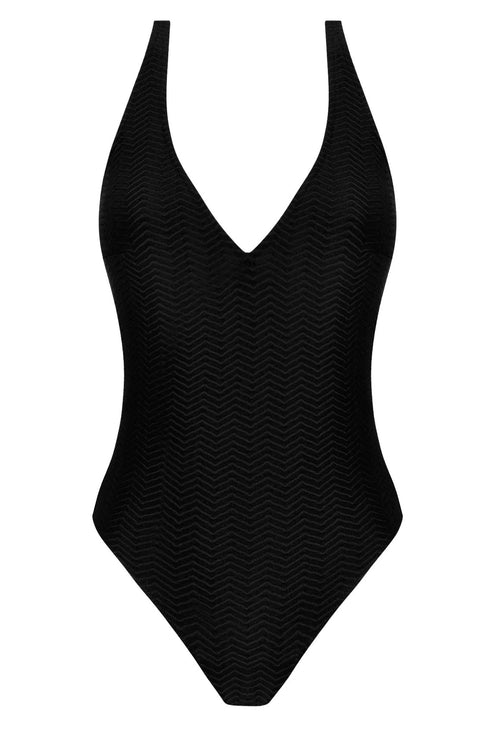 Antigel B09 La Zigzag Non Wire Halter Swimsuit