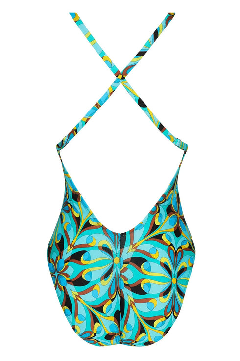 Antigel B99 La Psychedelique Non Wire Halter Swimsuit