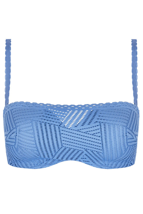Antigel C37 Tressage Graphic Bandeau coque bra with removable straps