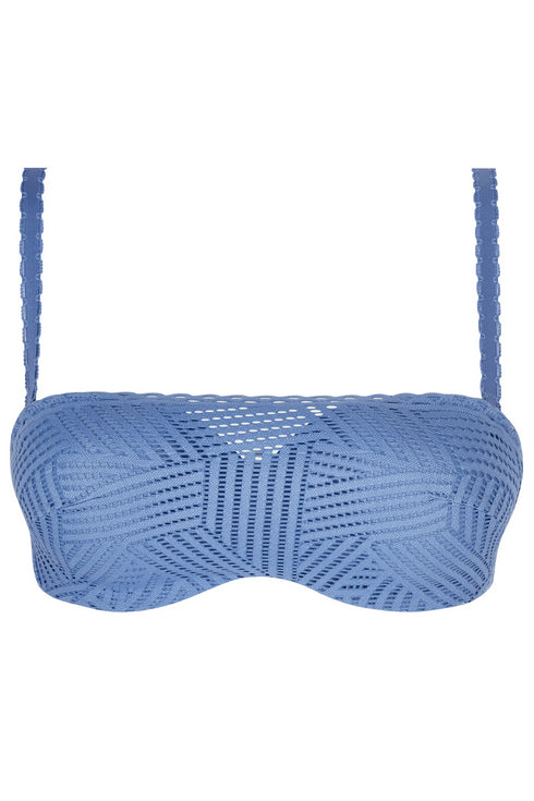 Antigel C37 Tressage Graphic Bandeau coque bra with removable straps