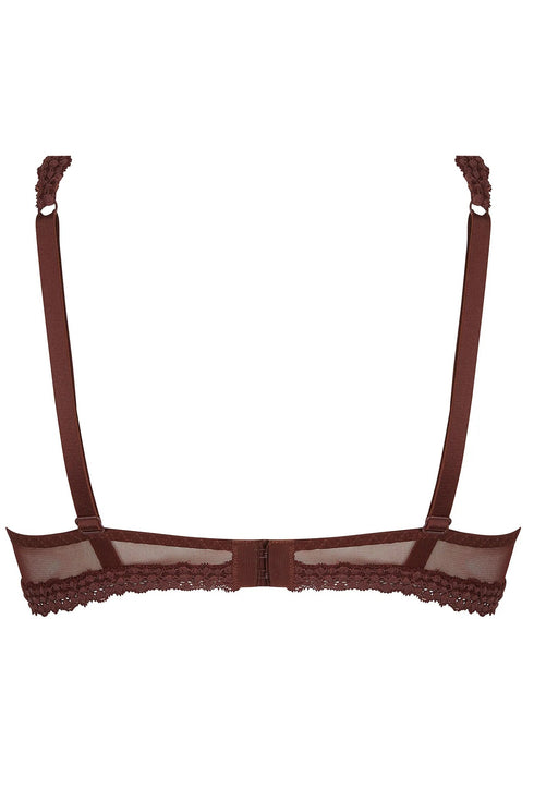 Antigel J47 Exquise En Dentelle Triangle Bra With Half Pad