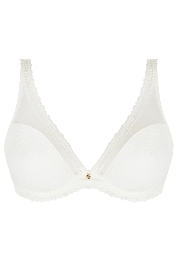 Antigel J47 Exquise En Dentelle Triangle Bra With Half Pad
