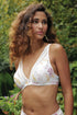 Antigel J74 Souffle Fleuri Triangle Bra With Half Pad