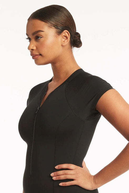 Sea Level Eco Essentials Short Sleeve One Piece