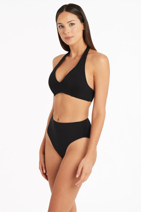 Sea Level Essentials Multifit Halter Bra