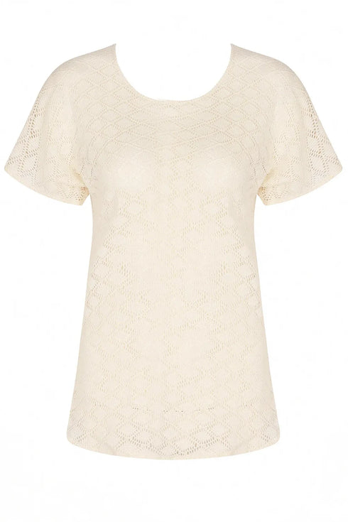 Antigel J96 Crochet Seventies S/s Top