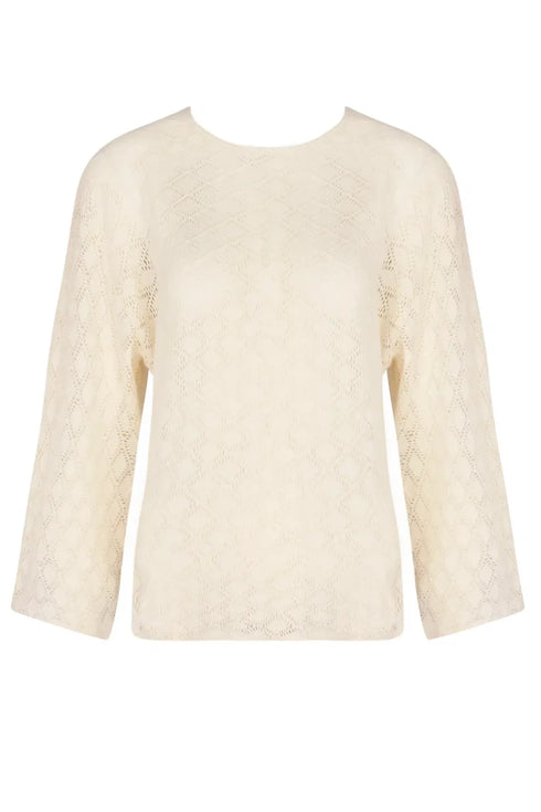 Antigel J96 Crochet Seventies L/s Top