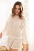 Antigel J96 Crochet Seventies L/s Top