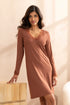 Antigel A06 Simply Perfect V-neck long sleeves nighty