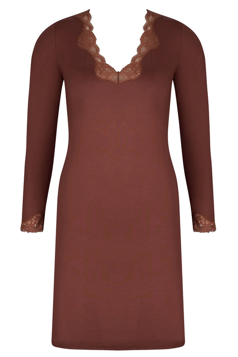 Antigel A06 Simply Perfect V-neck long sleeves nighty
