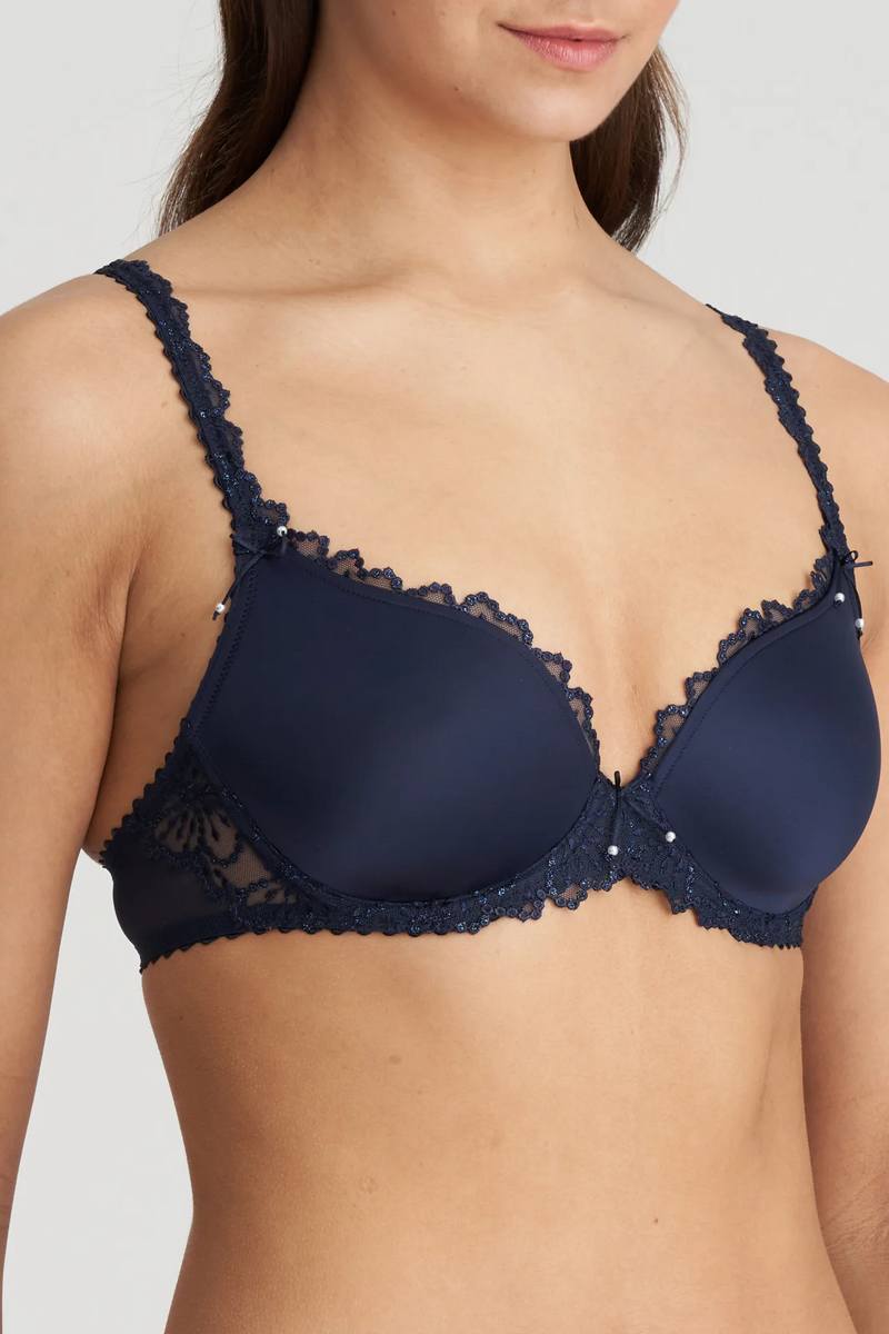 Marie Jo Jane Padded Bra Heartshape VELVET BLUE buy for the best price CAD$  186.00 - Canada and U.S. delivery – Bralissimo