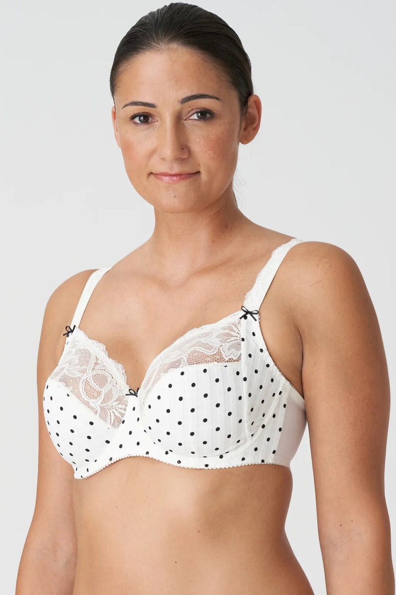 Madison polka-dot underwired full cup bra - Coco Classic