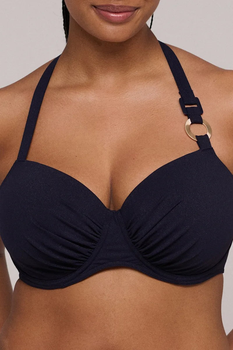Pinner Dazzling Sky Half Padded Bikini Top