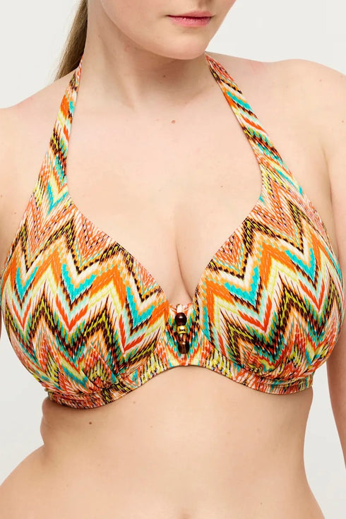 PrimaDonna Tubou Half Padded Plunge Bikini Top