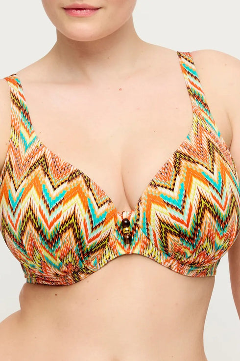 PrimaDonna Tubou Half Padded Plunge Bikini Top