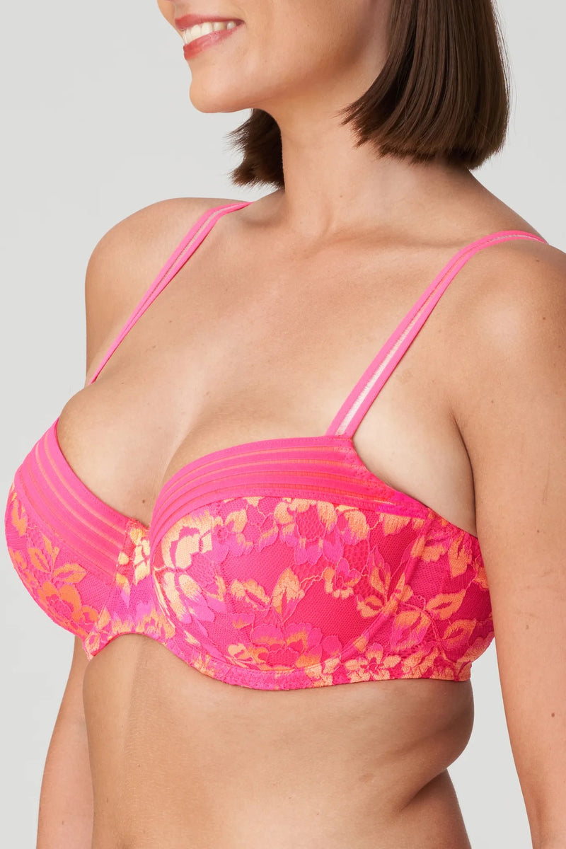 PrimaDonna Twist Verao Padded Balcony Bra L A Pink