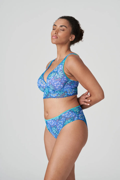 PrimaDonna Twist Morro Bay Half Padded Plunge Bra MERMAID BLUE