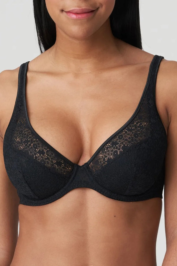 PrimaDonna Twist Epirus Half Padded Plunge Bra Black