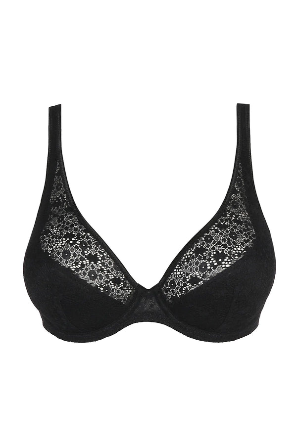PrimaDonna Twist Epirus Half Padded Plunge Bra Black