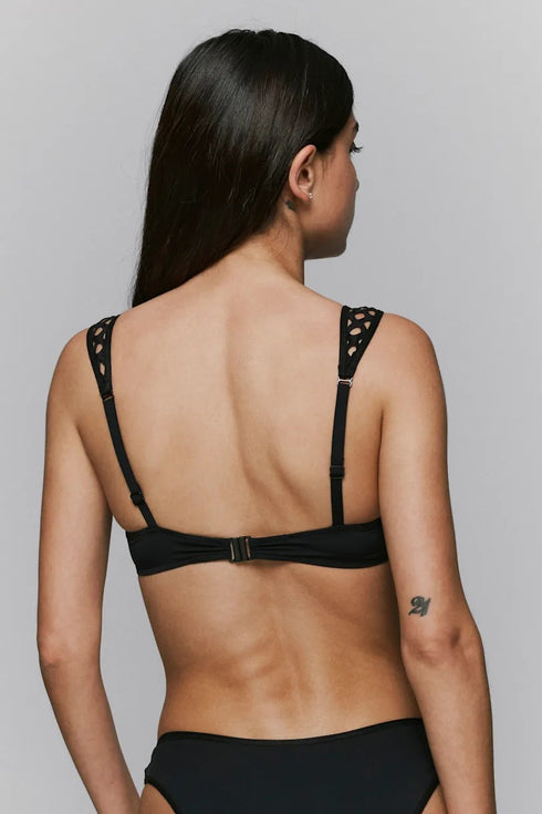 Sarda Holt Padded Plunge Bikini Top