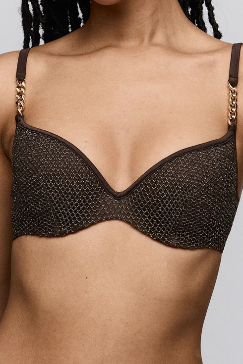 Sarda Janja Padded Plunge Bikini Top