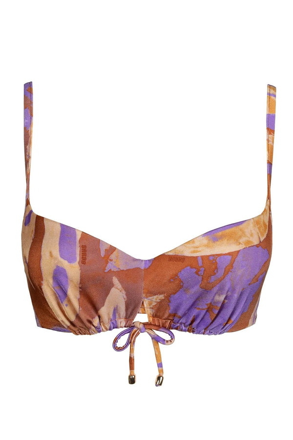 Sarda Johanson Padded Plunge Bikini Top