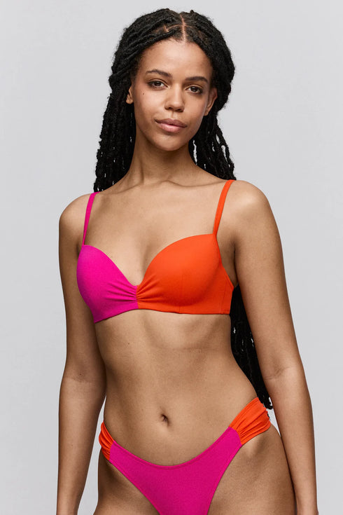 Sarda Kharlan Padded Plunge Bikini Top