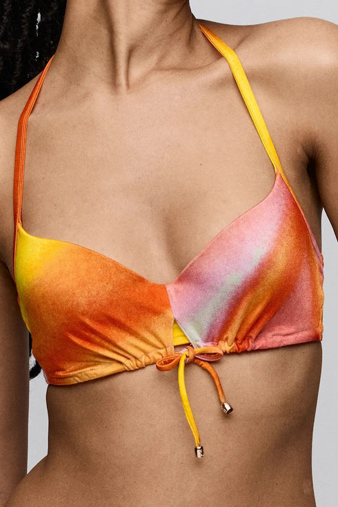 Sarda Kim Padded Plunge Bikini Top