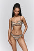 Sarda Biles Padded Plunge Bikini Top