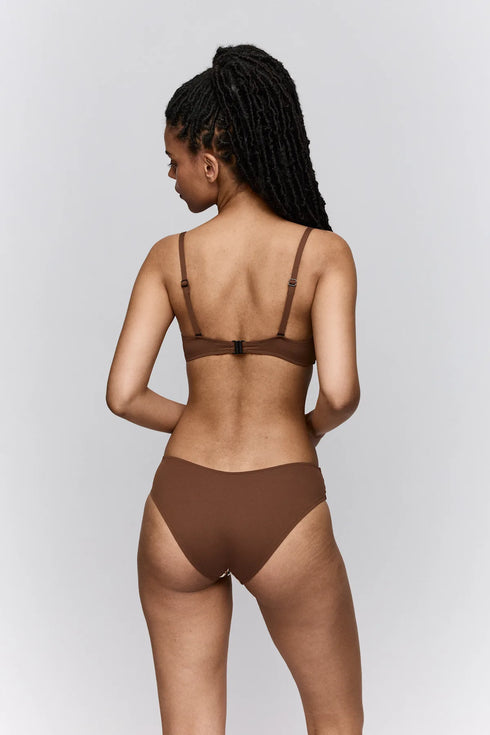 Sarda Biles Padded Plunge Bikini Top