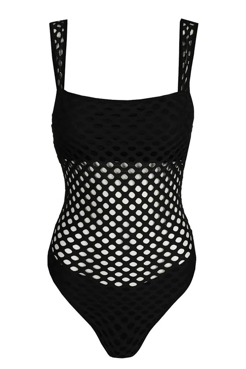 Sarda Holt Swimsuit Boat Neck Padded