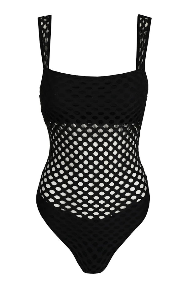 Sarda Holt Swimsuit Boat Neck Padded