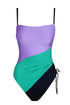 Sarda Mendieta Swimsuit Boat Neck Padded