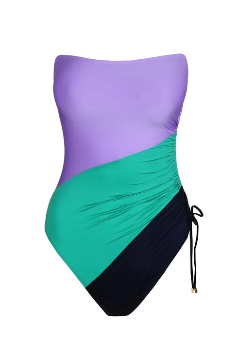 Sarda Mendieta Swimsuit Boat Neck Padded